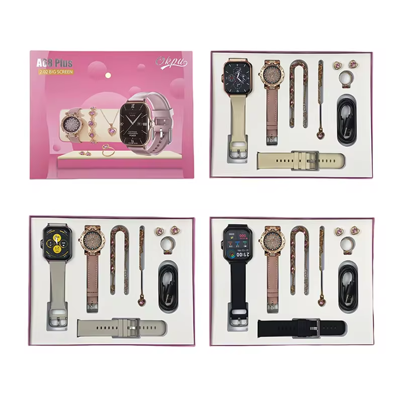 2026 Smart Watch A68 Plus Lady Girl Smart Watch Suit Gift Box Packaging for Women Best gift ever.